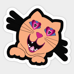 LOVE CAT Sticker